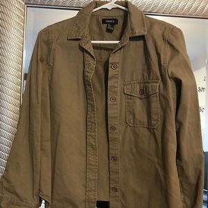 Tan Forever21 Utility Jacket